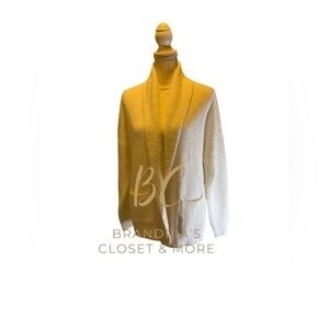 Rachel Zoe Eyelash Cardigan with Patchwork
